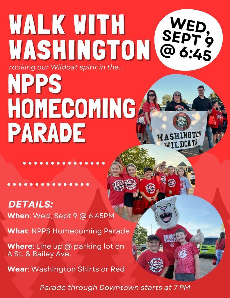 NPPS homecoming parade flyer