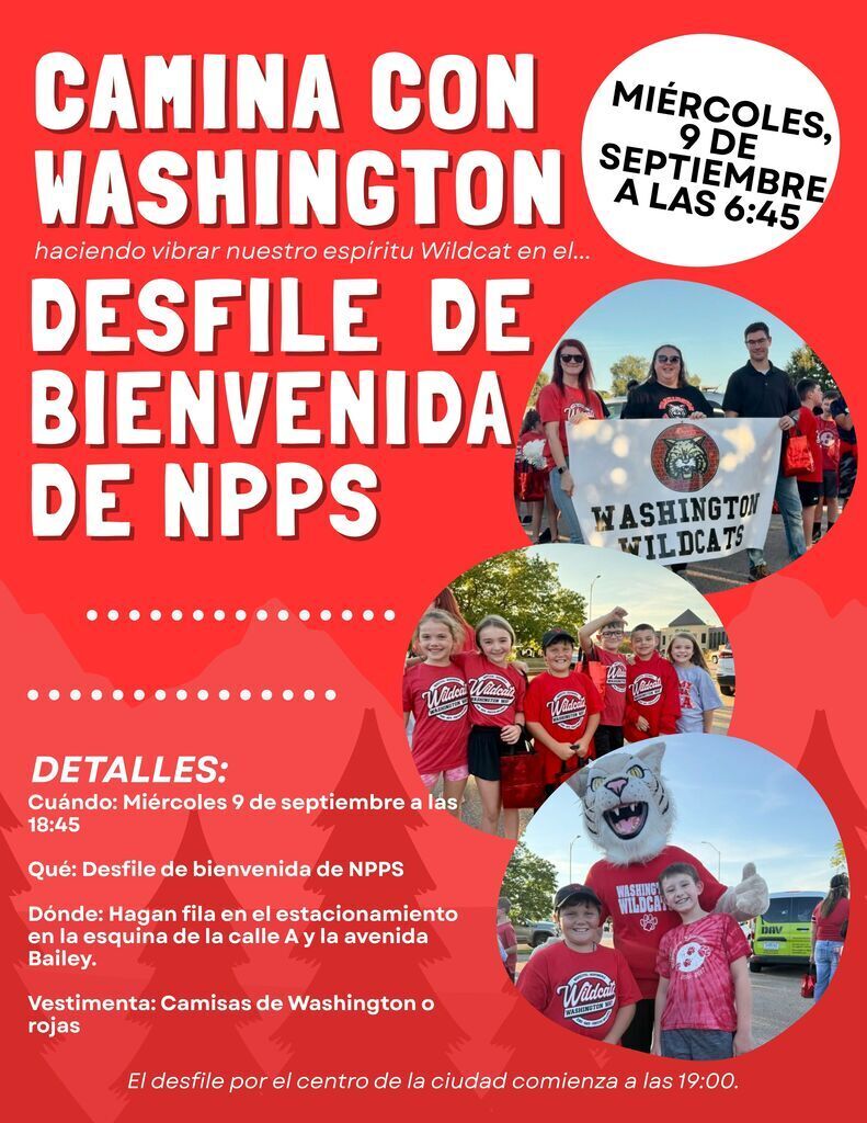 NPPS parade flyer in Spanish