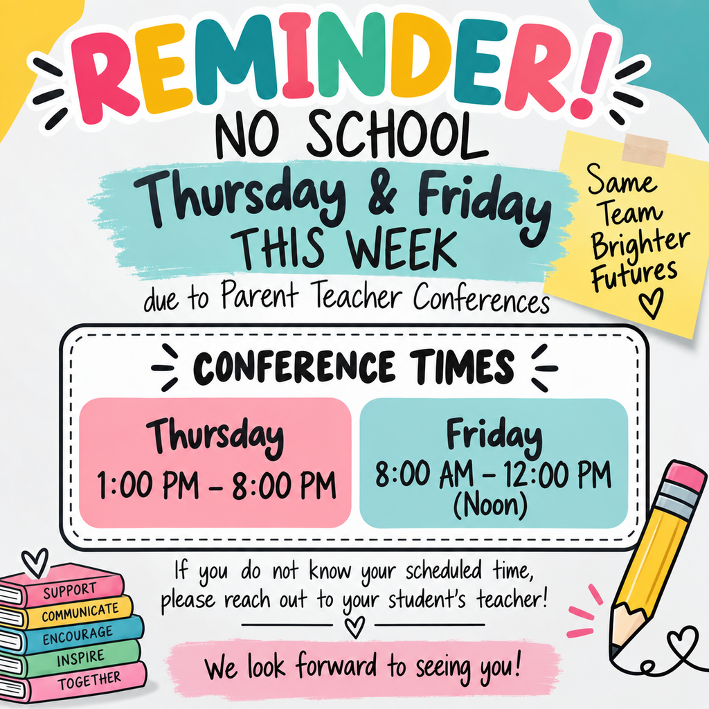 Parent teacher conference reminder