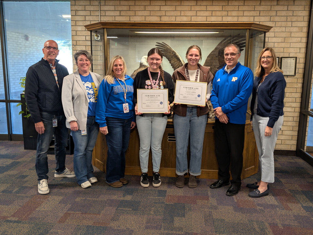 September Employees of the Month Tatum Montelongo and Caitlin Jarosz