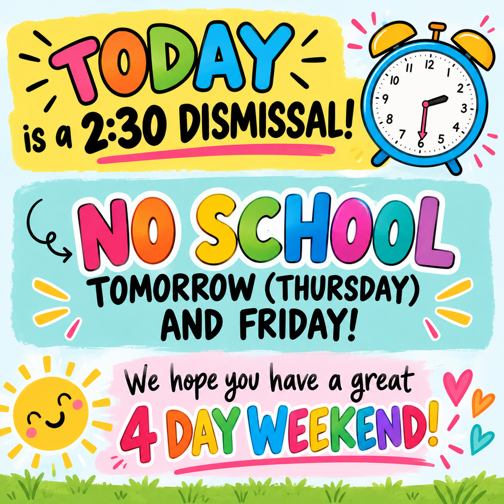 No school reminder