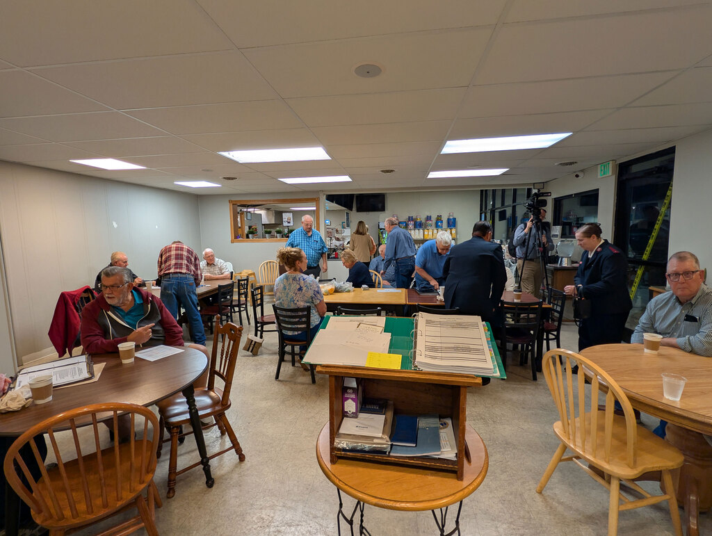 Kiwanis morning meeting.
