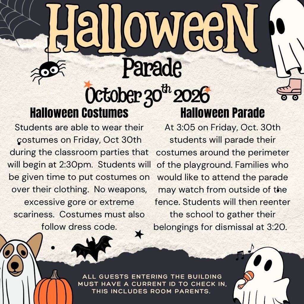 Halloween Parade Informatic Flyer
