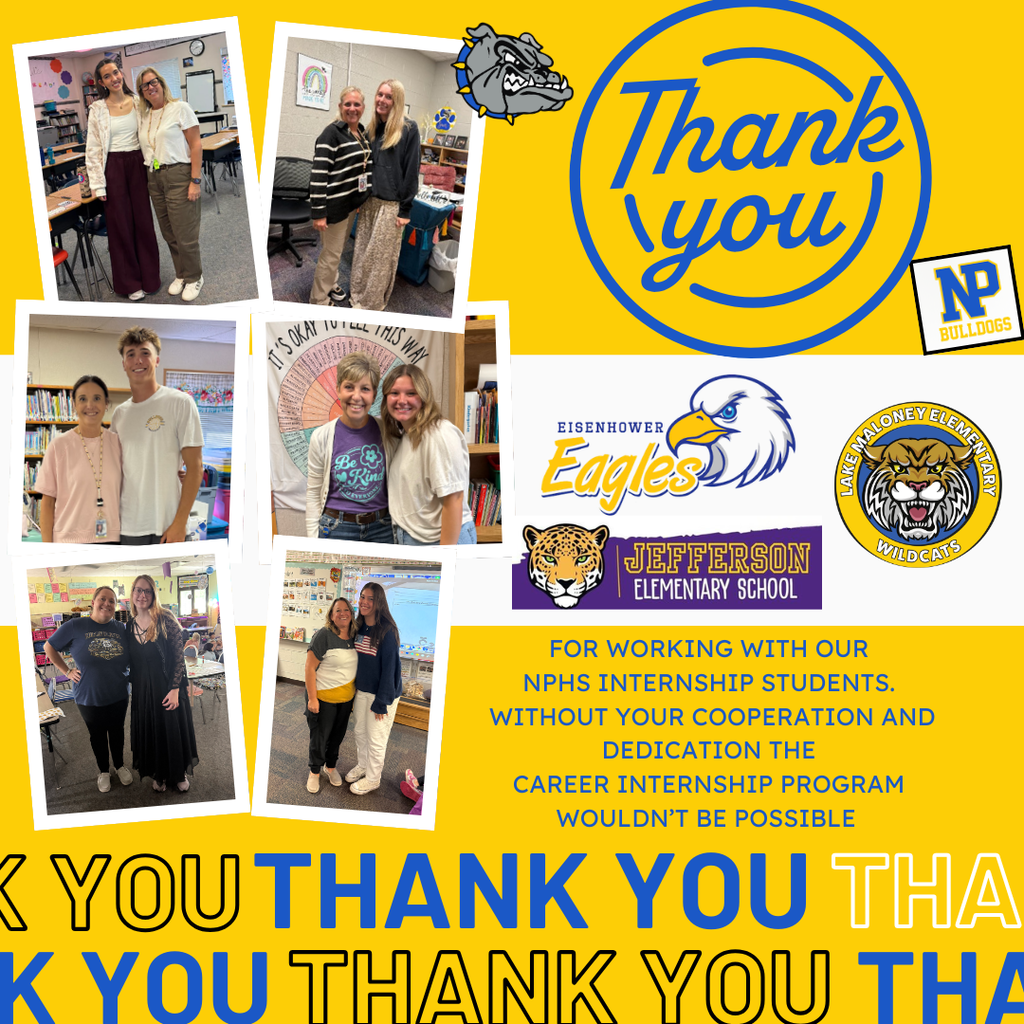NPHS Career Internship Thank You