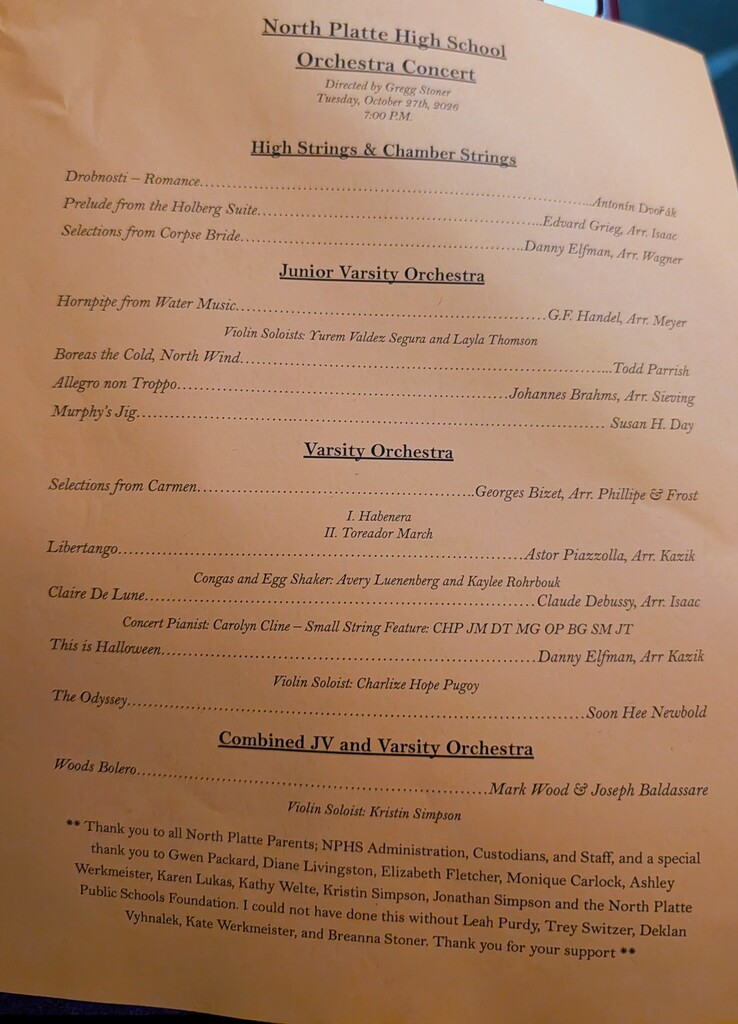 concert flyer