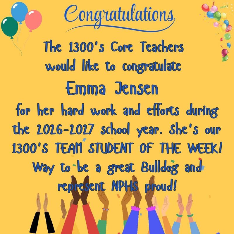 student of the week