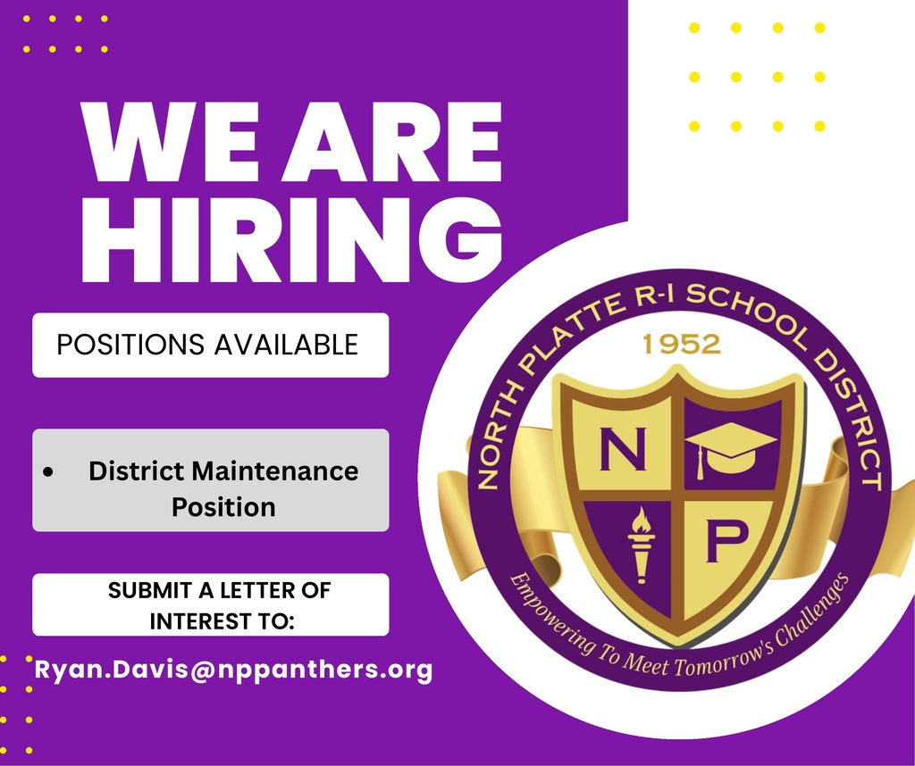 District Maintenance Position July 2026