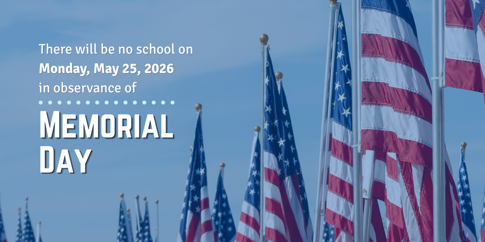 No School May 25, 2026