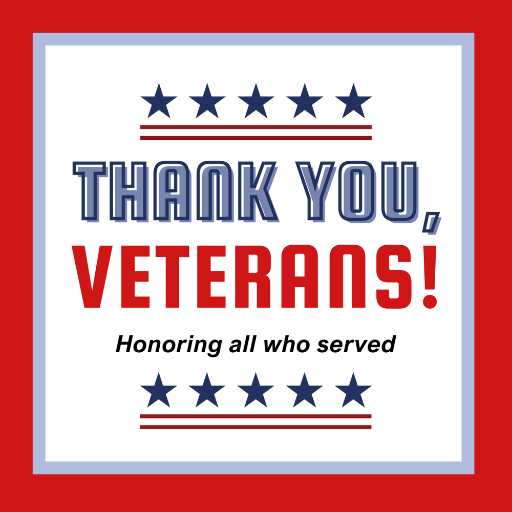 Thank you Veterans