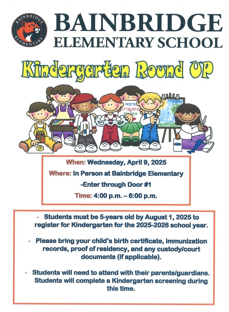 Kindergarten Round Up 2025