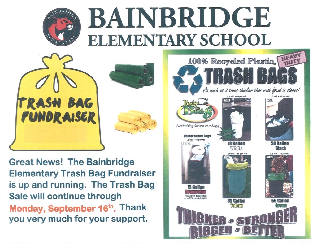 Bainbridge Elementary Trash Bag Fundraiser