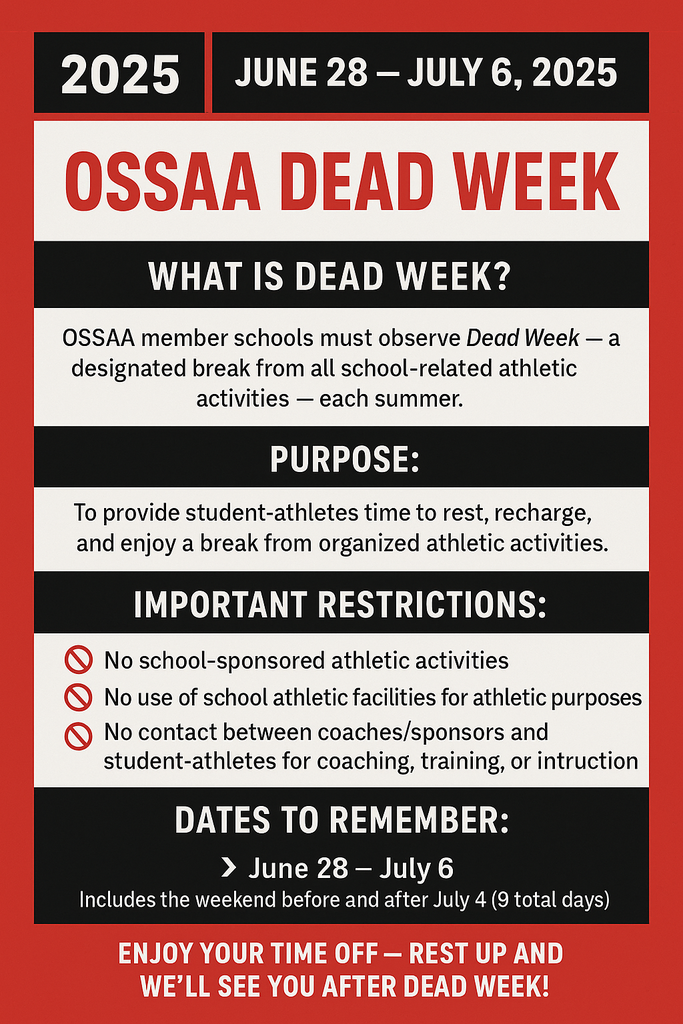 dead week flyer