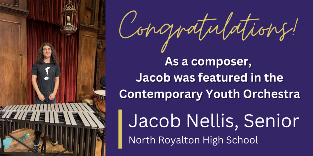 North Royalton High School Senior Composer Featured in Contemporary Youth Orchestra Performance