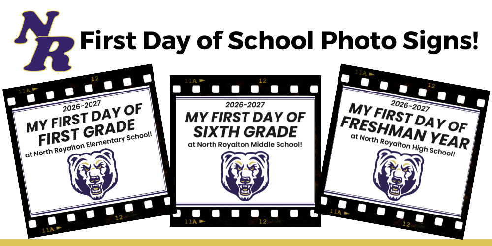 first day of school signs