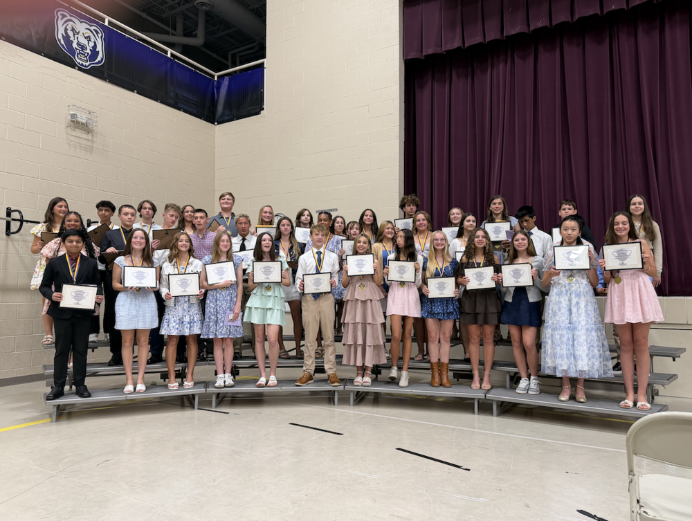 North Royalton Middle School Welcomes New Honor Society Members