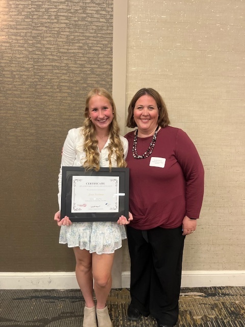 North Royalton Middle School Student Honored for Compassion, Leadership, and Dedication to Peers