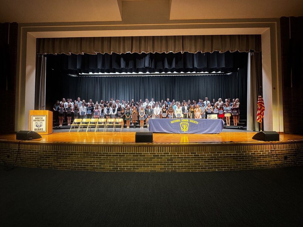 North Royalton High School Welcomes 73 New Members Into National Honor Society