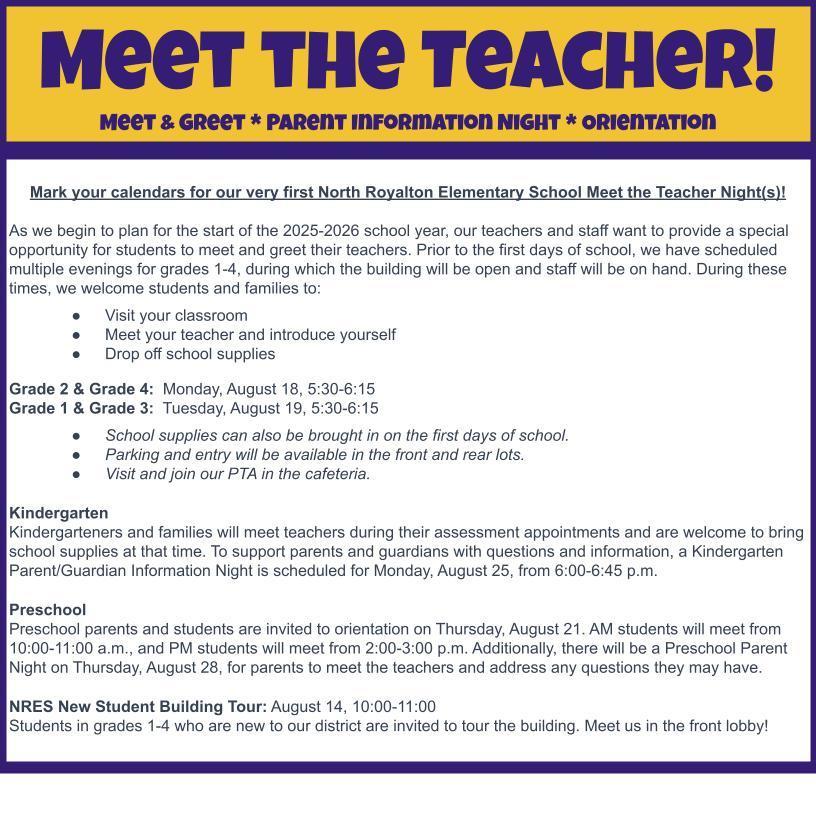 Meet The Teacher