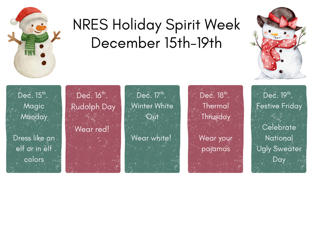 Holiday Spirit Week