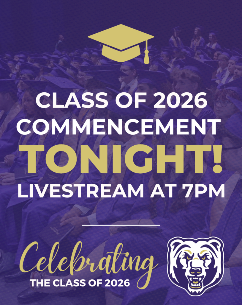 YouTube link for commencement tonight