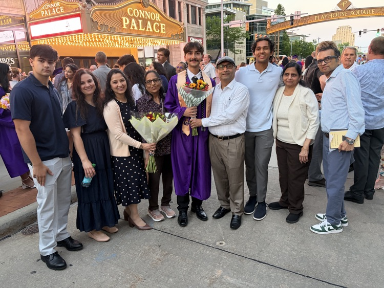Euclid Avenue is filled with celebration tonight as graduates reunite with family, friends, teachers, and classmates following commencement. 