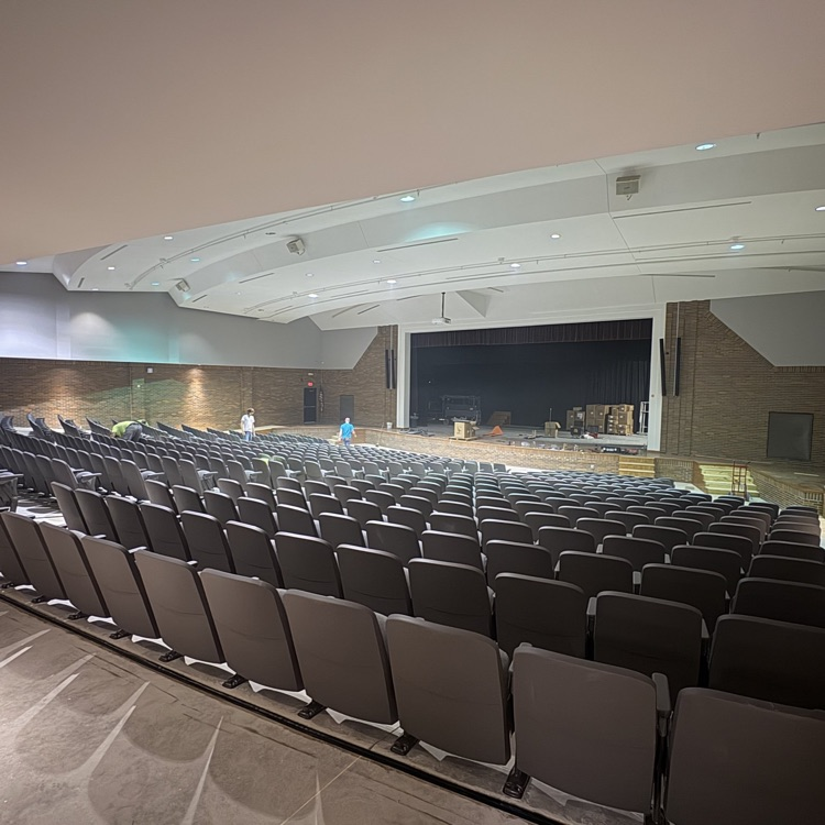 Making progress in the PAC this week!! New seats installed. Carpet next.