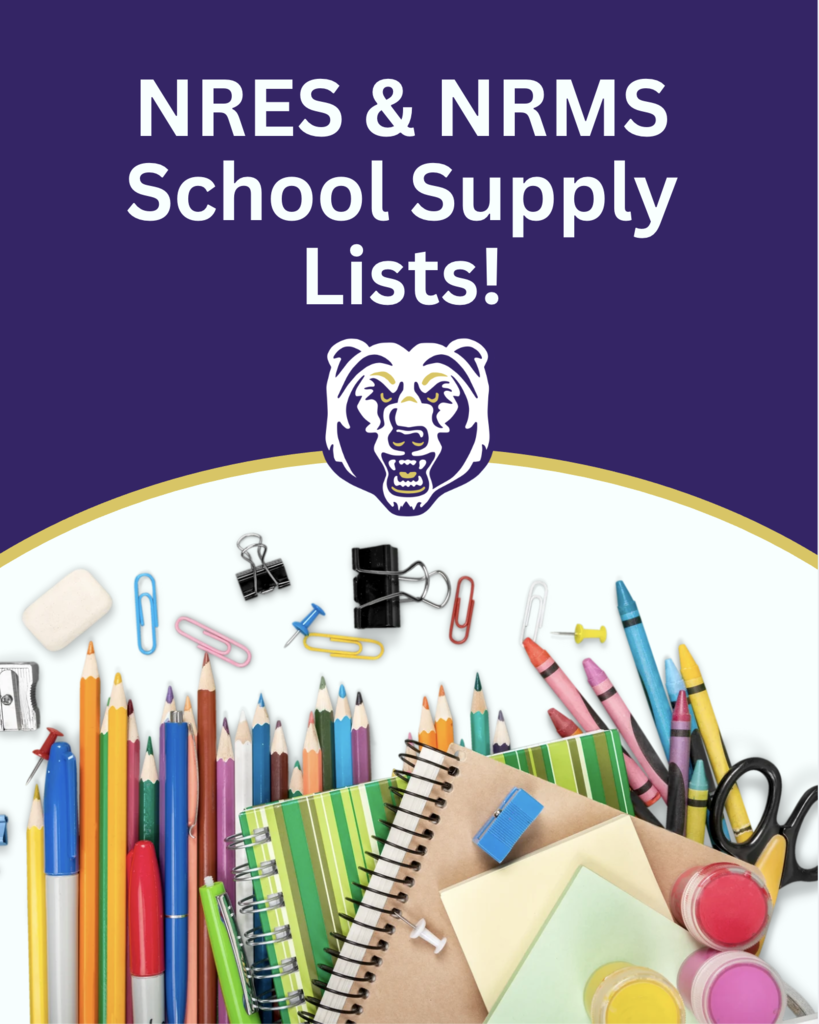 School Supply Lists for NRES & NRMS!