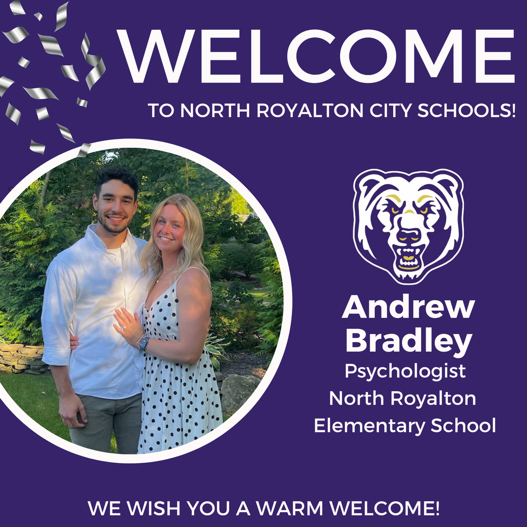 We are thrilled to welcome our new teachers to North Royalton Schools! Throughout the week, we will introduce you to them!