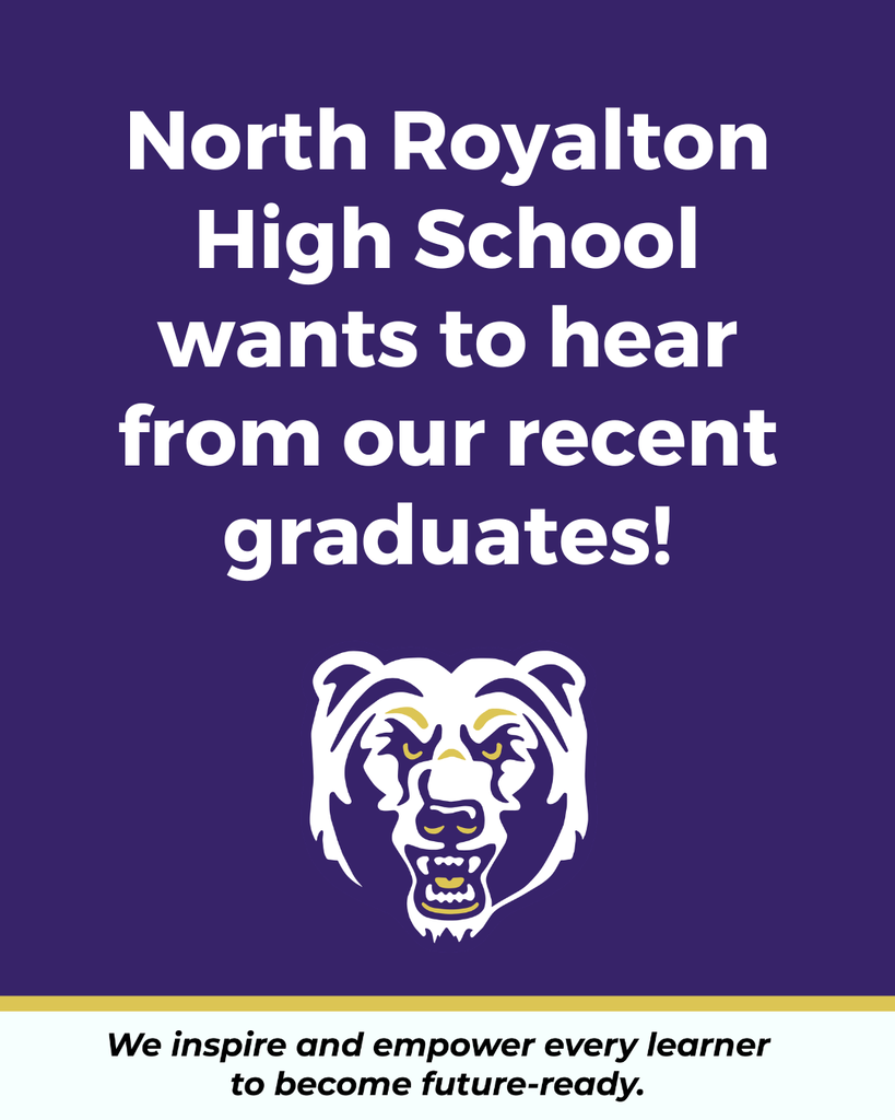 North Royalton High School wants to hear from our recent graduates!
