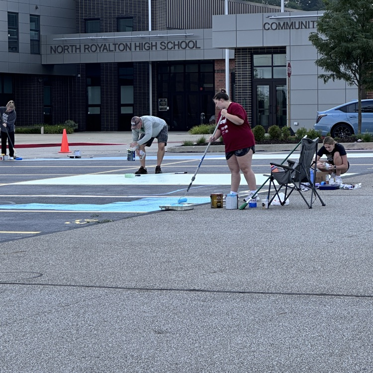 Fun painting senior spots!