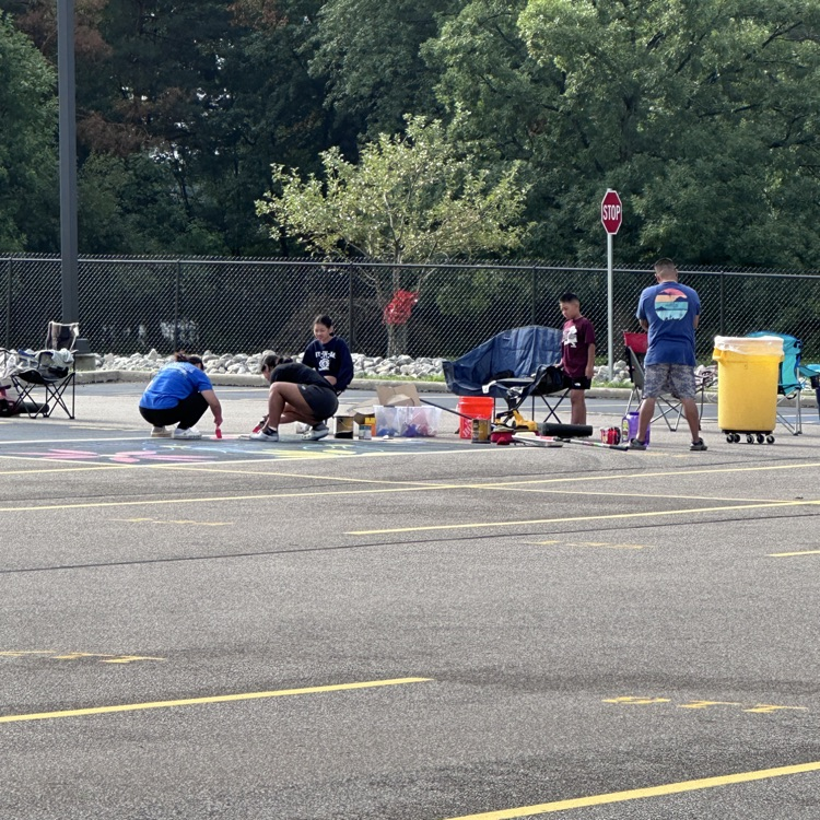 Fun painting senior spots!