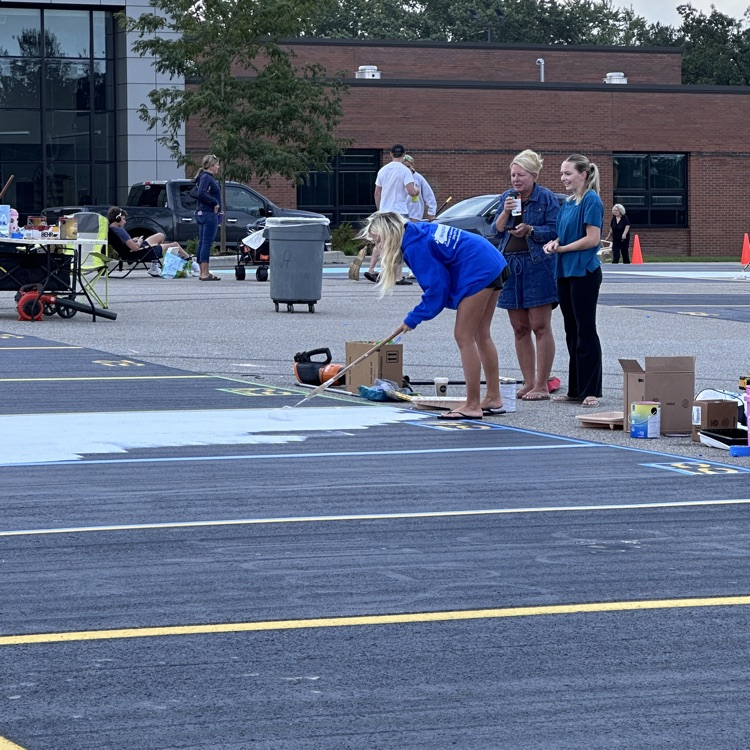 Fun painting senior spots!