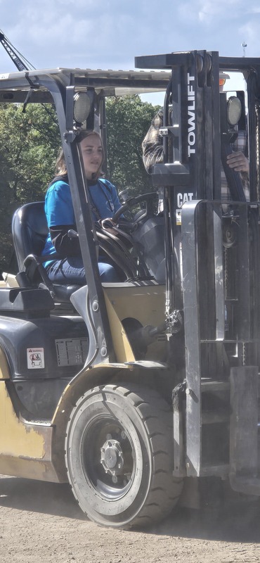 North Royalton High School Students Explore Careers in Heavy Equipment Operation at SheDig Event
