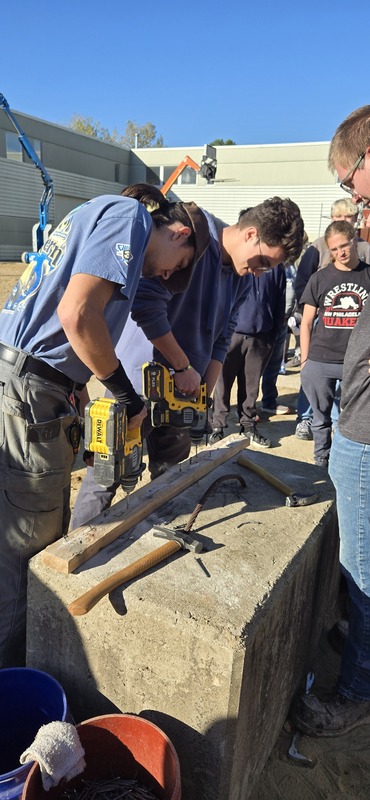 North Royalton Students Explore Careers in Carpentry at Union Open House