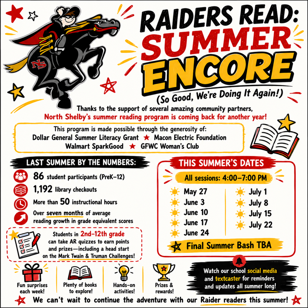 Summer Reading information