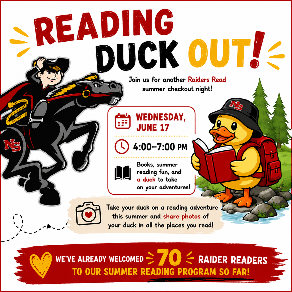 70 Raider Readers and counting! Join us Wednesday! 📚