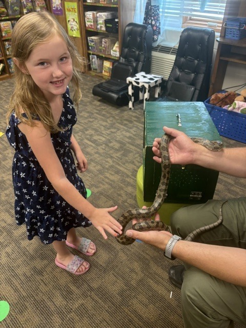 🐍 Up close with one of Missouri's amazing snakes!