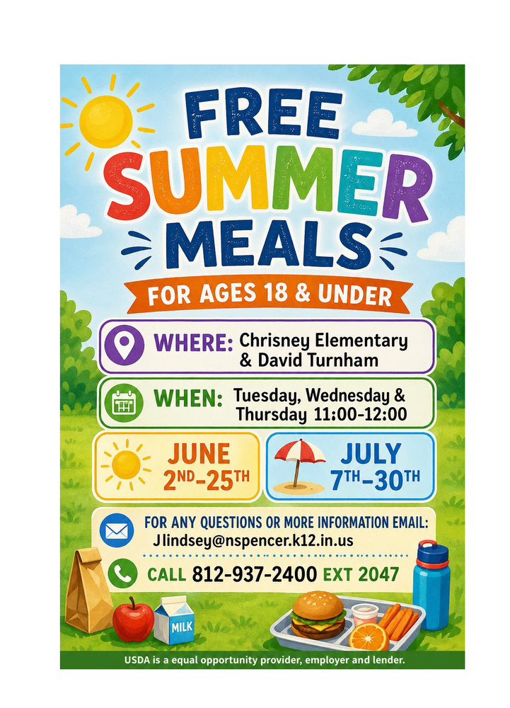 free summer meals 2026