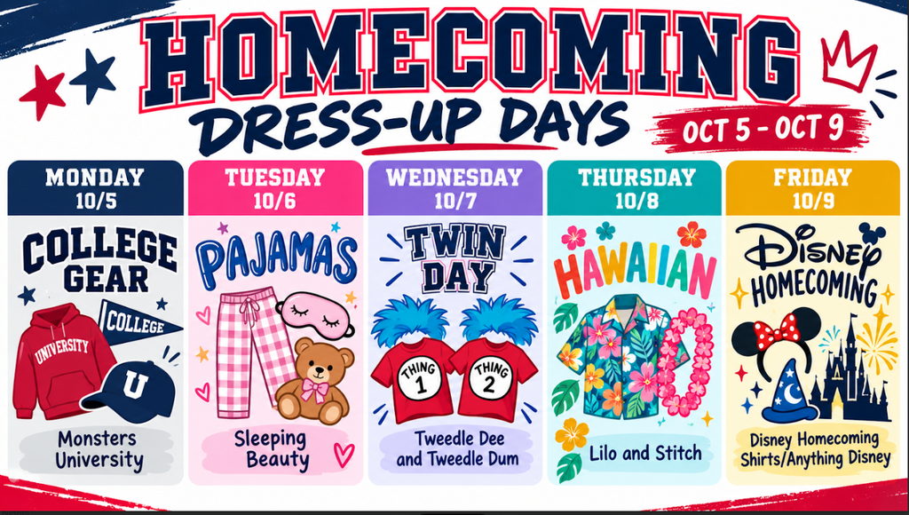 Homecoming Dress-up Days