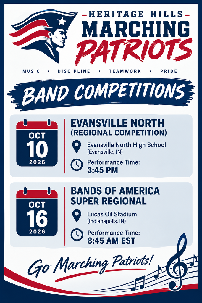 Marching Patriots Band Competitions