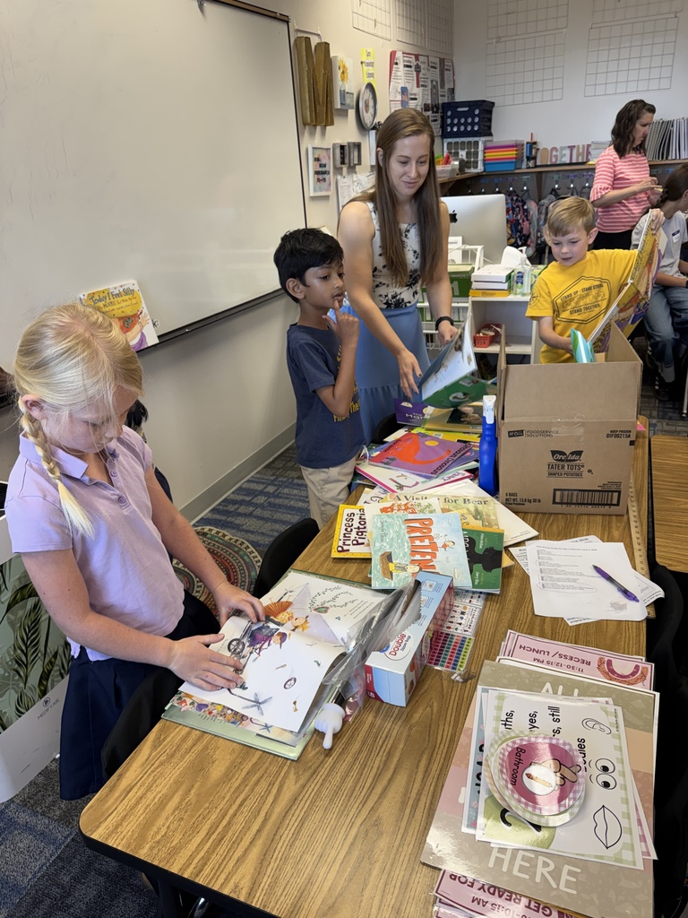 students finishing books