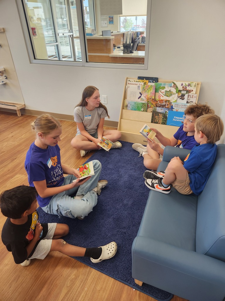 kids reading to kids