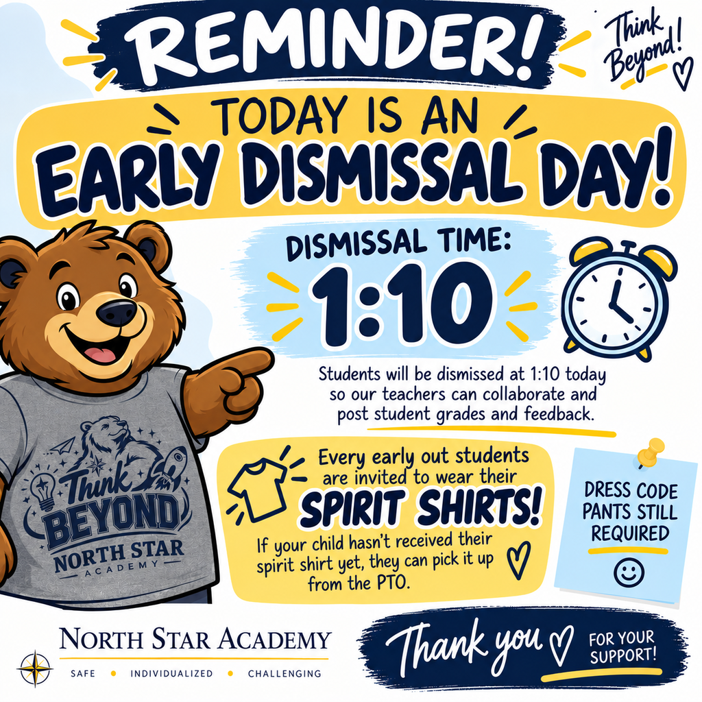 early dismissal flyer reminder