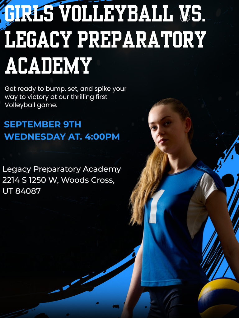 Volleyball game flyer