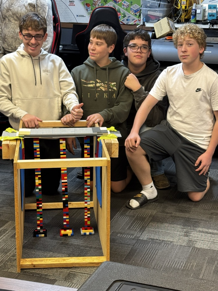 picture of students and bridge