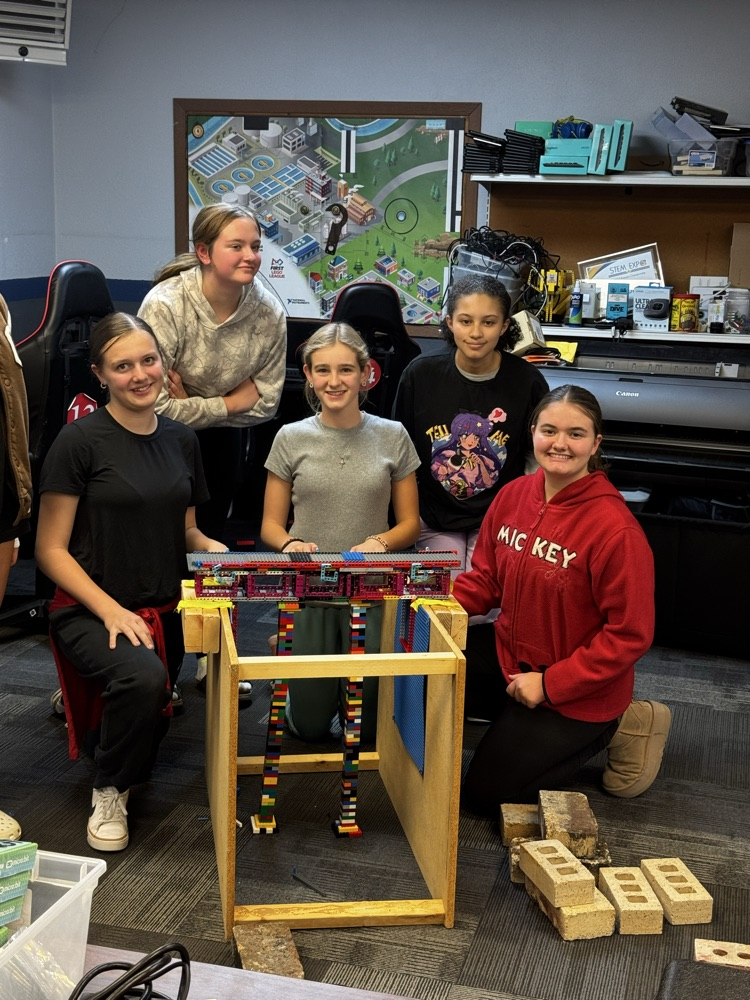 picture of students and bridge