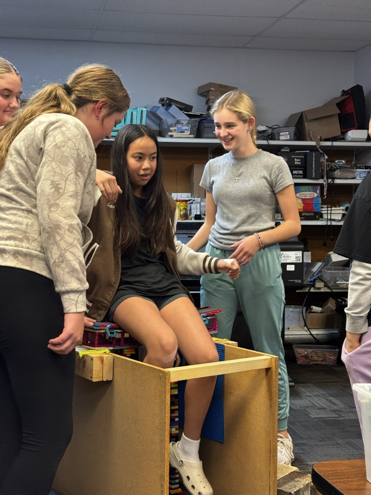 picture of students and bridge