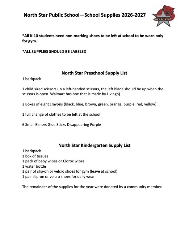 Supply List