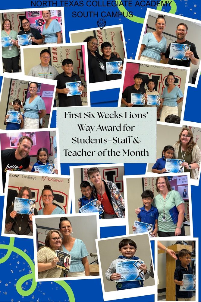 1st 6wks awards