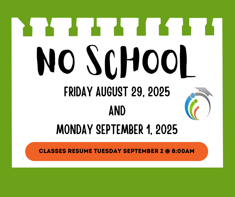 No School Labor Day Weekend